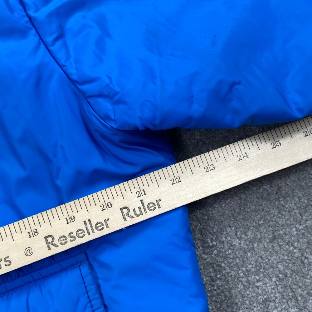 Roffe Ski Jacket Mens L Blue Black Western Yoke Puffer VTG Made in USA - Picture 6 of 8